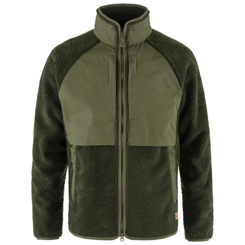 Men's Vardag Pile Jacket - Deep Forest / Laurel Green