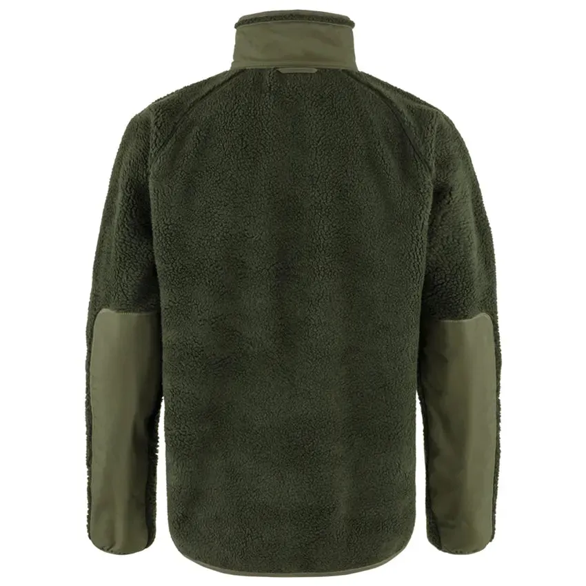 Men's Vardag Pile Jacket - Deep Forest / Laurel Green