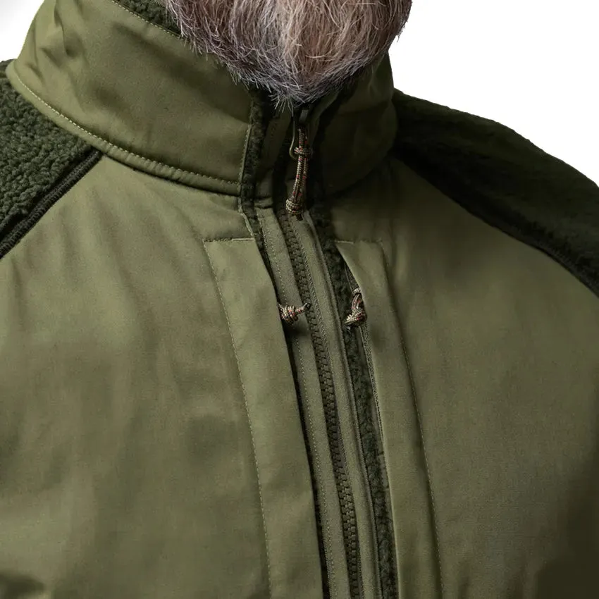 Men's Vardag Pile Jacket - Deep Forest / Laurel Green