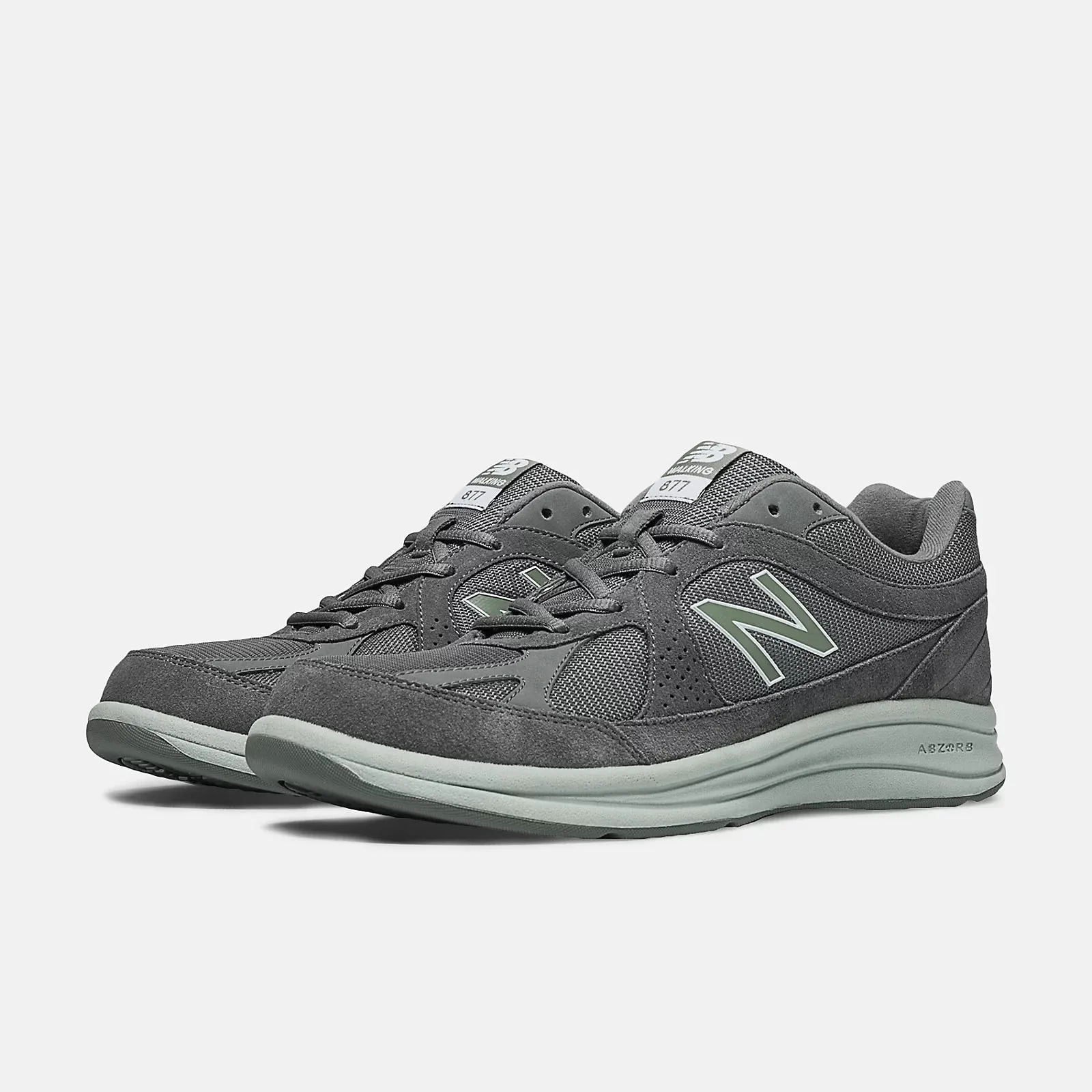  Men's Walking 877 Walking Shoe in Grey  