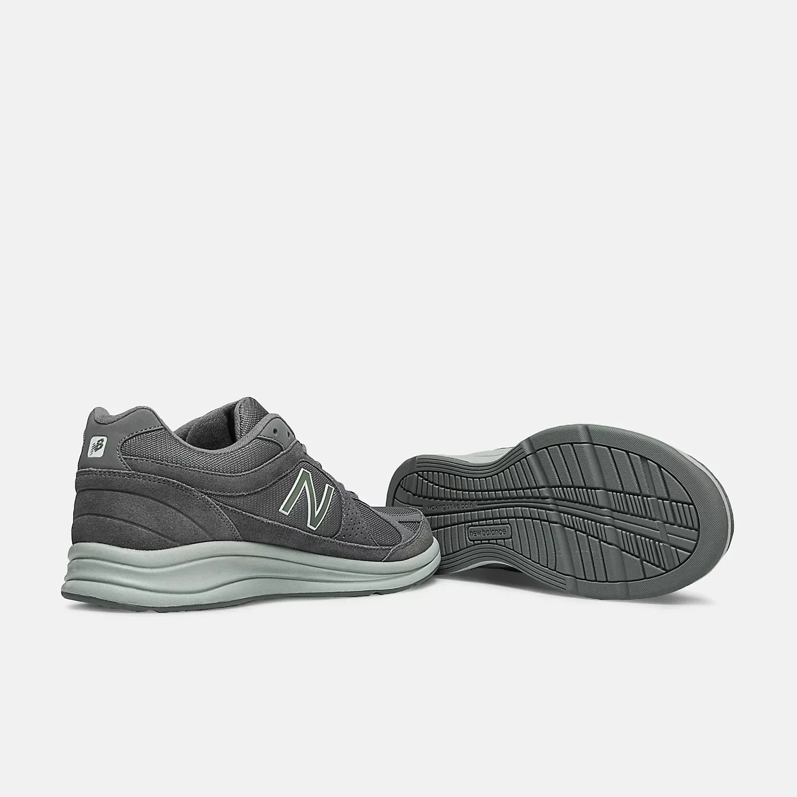  Men's Walking 877 Walking Shoe in Grey  