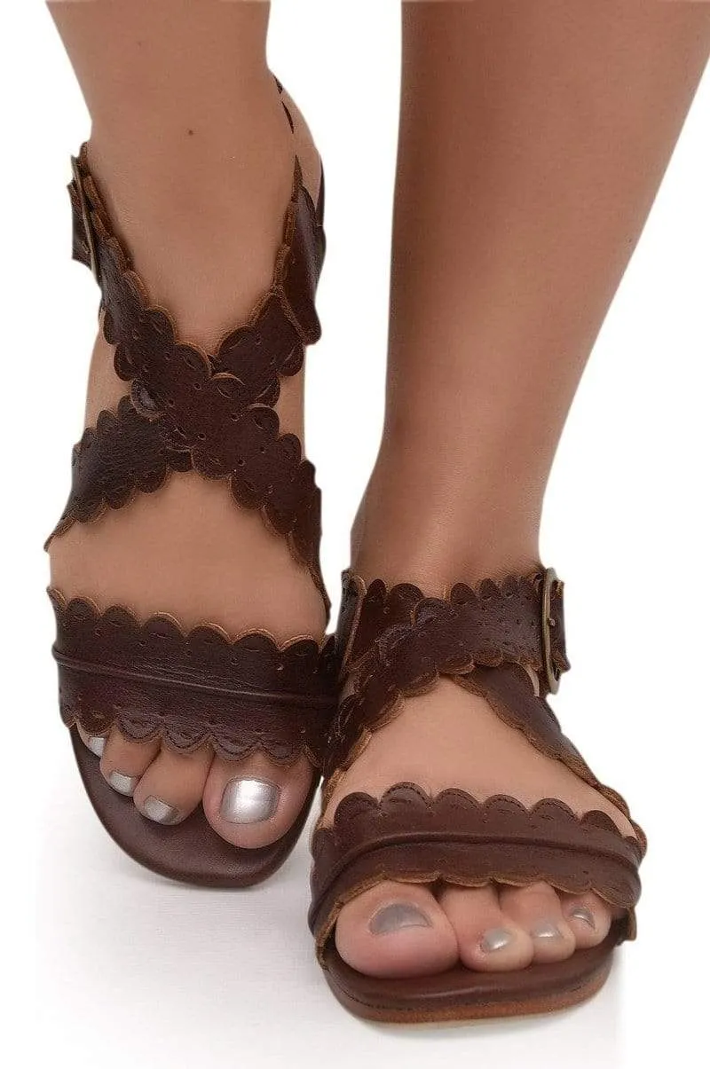 Dark Brown Mermaid Sandals.