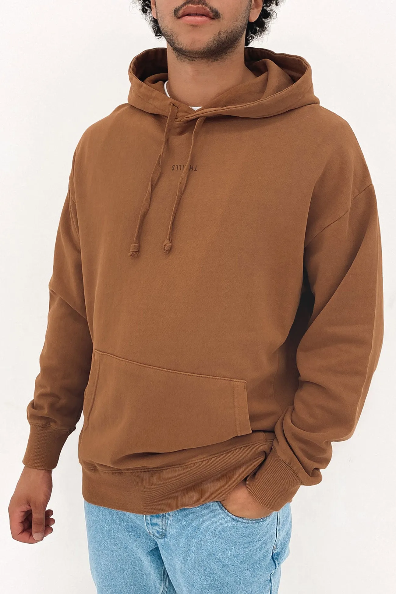 Minimal Thrills Slouch Pull On Hood Bronze