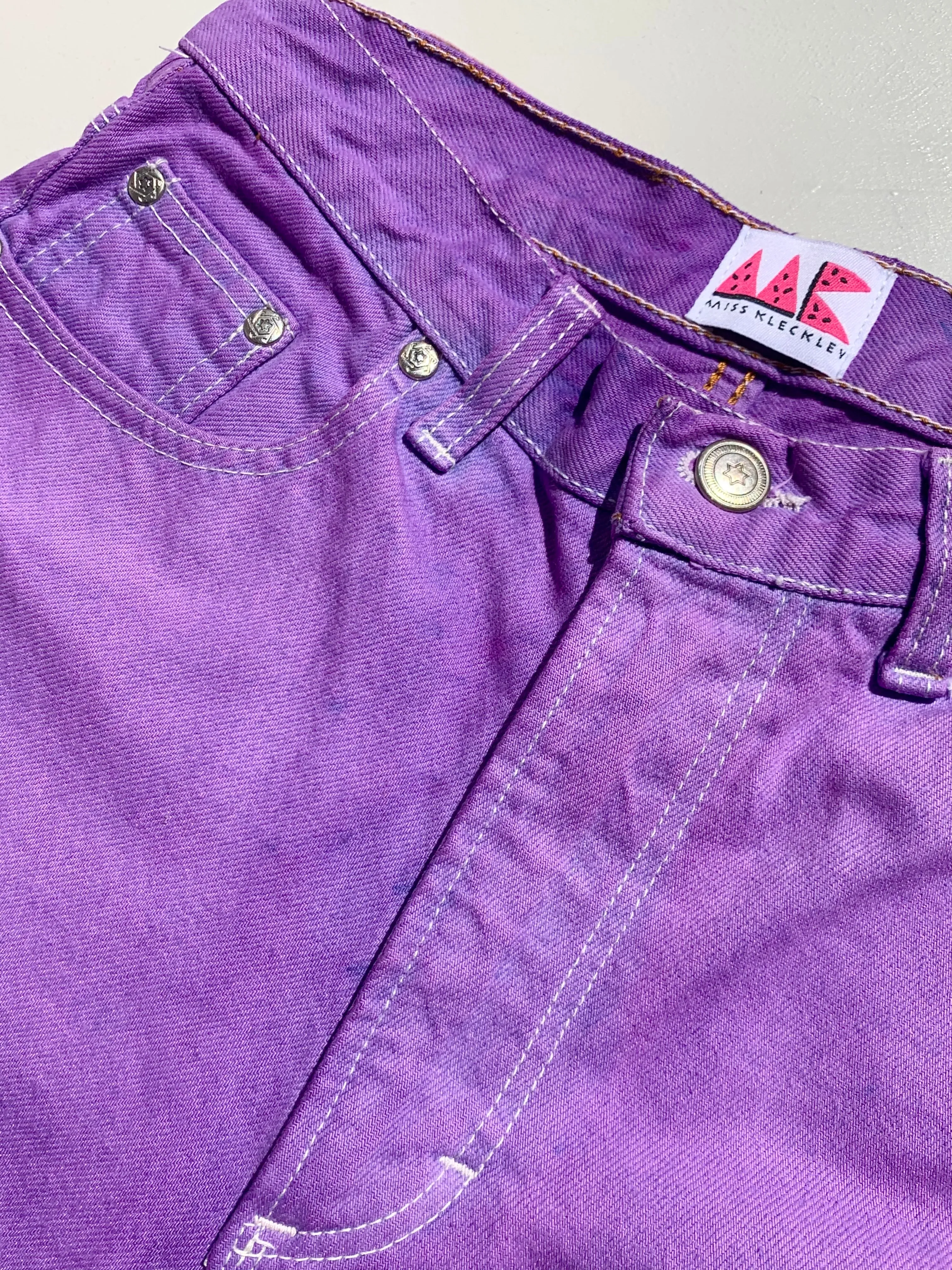 MK Lilac Denim Jeans Vintage Size Small