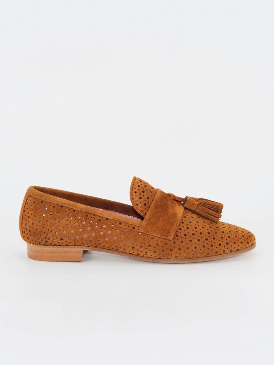 Tivoli beige leather loafers