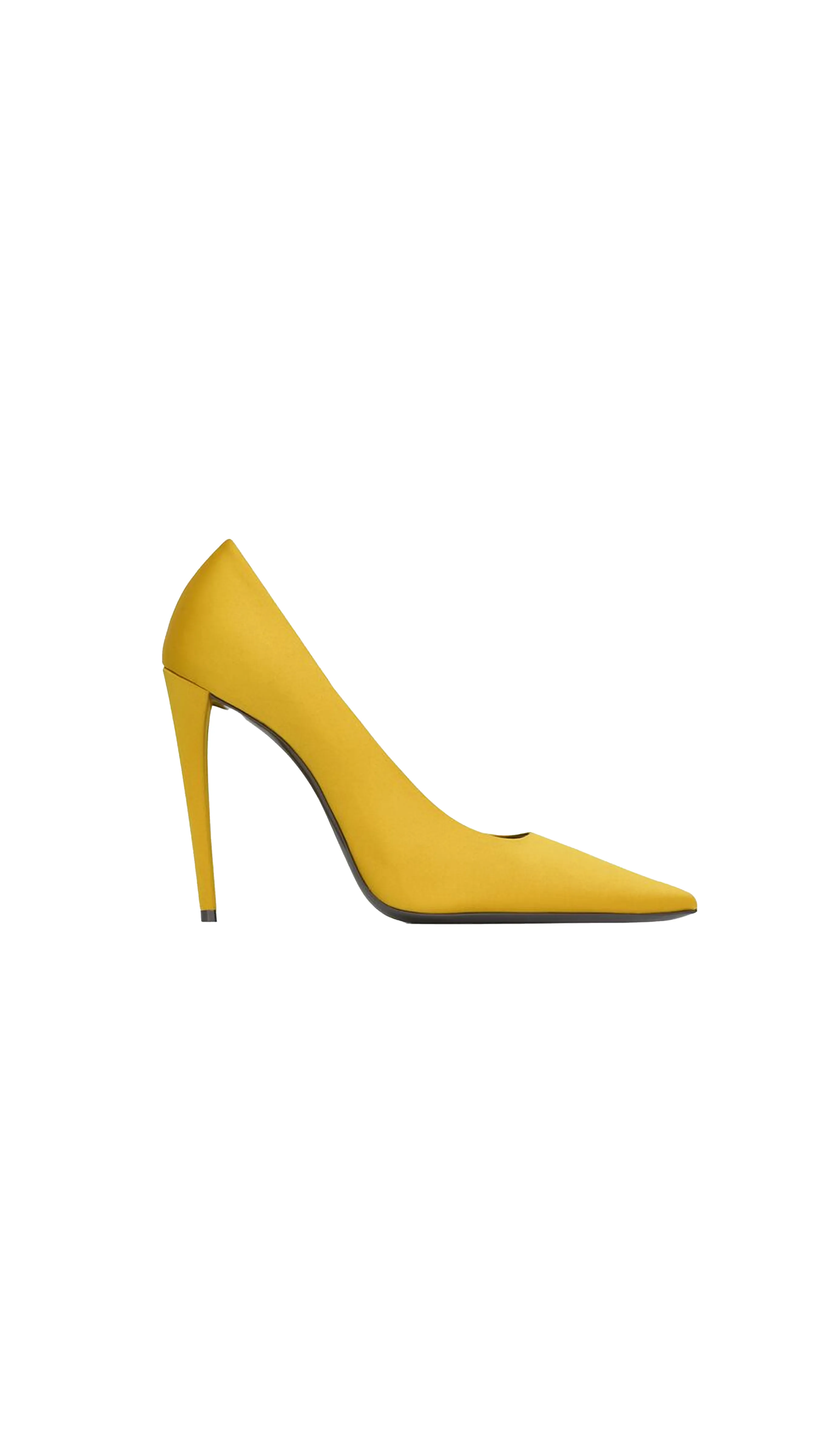 Monceau Satin Crepe Pumps - Ocre