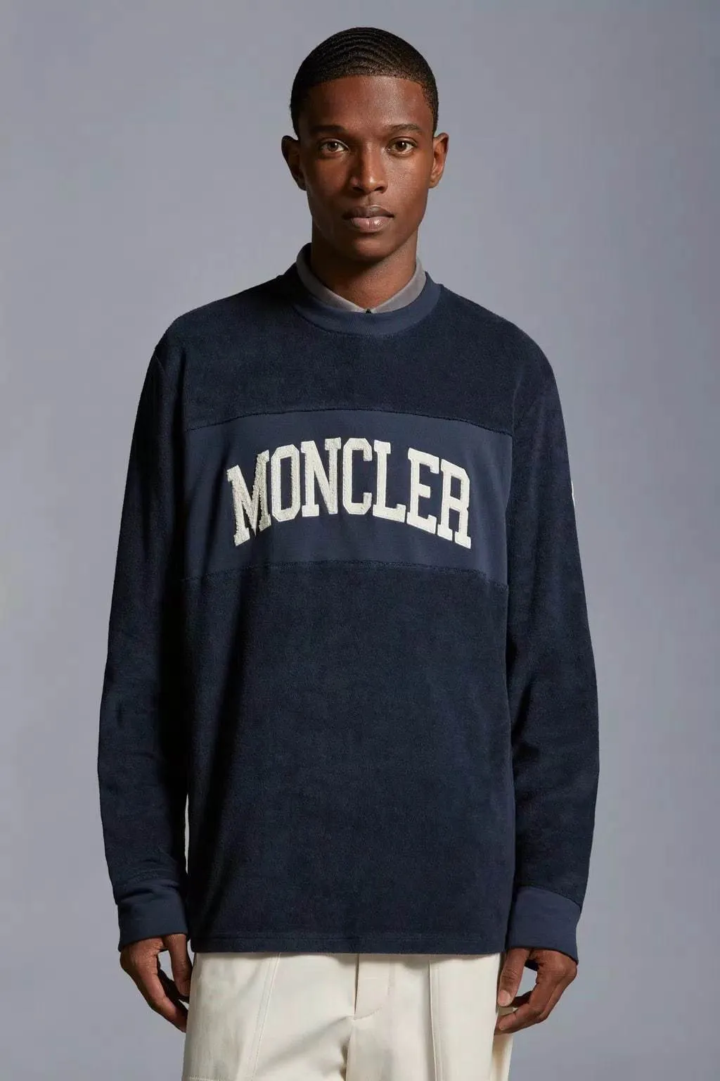 MONCLER Logo Sweatshirt with Embroidery