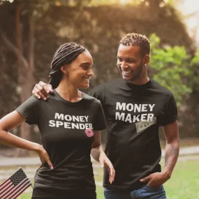 Income Generating and Expenditure Pair T-Shirts