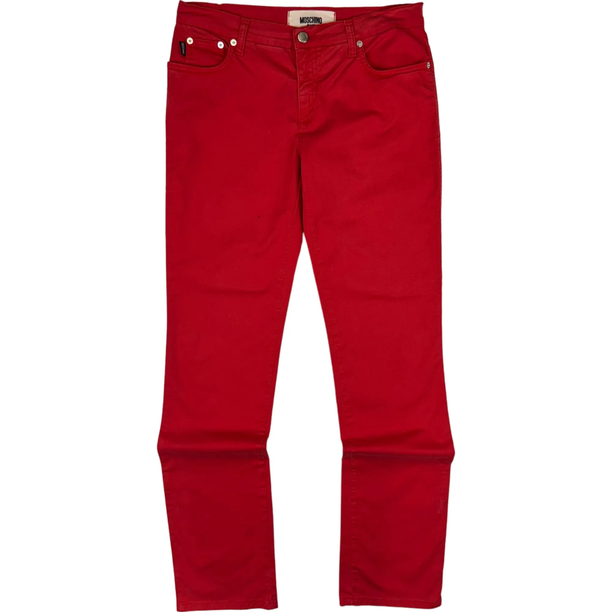 Moschino 90's Red Jeans