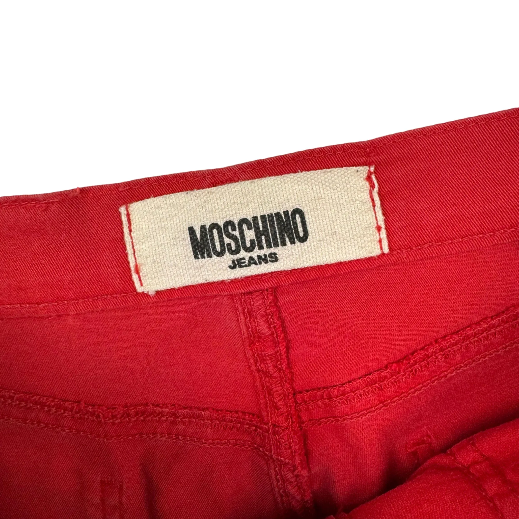 Moschino 90's Red Jeans