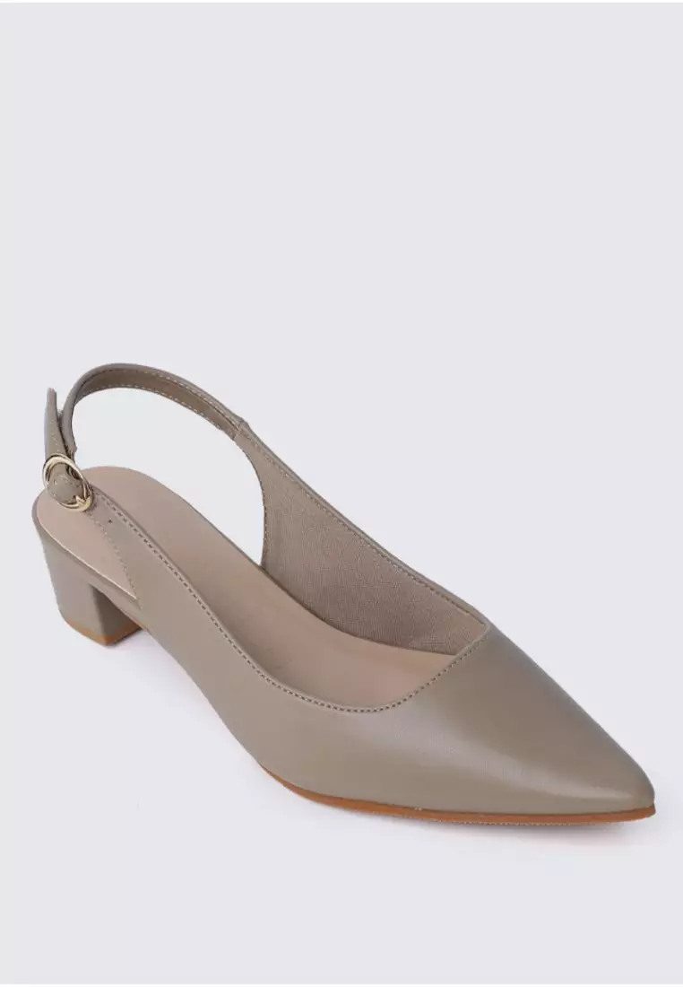 My Ballerine My Ballerine - Valerie Comfy Heels In Taupe