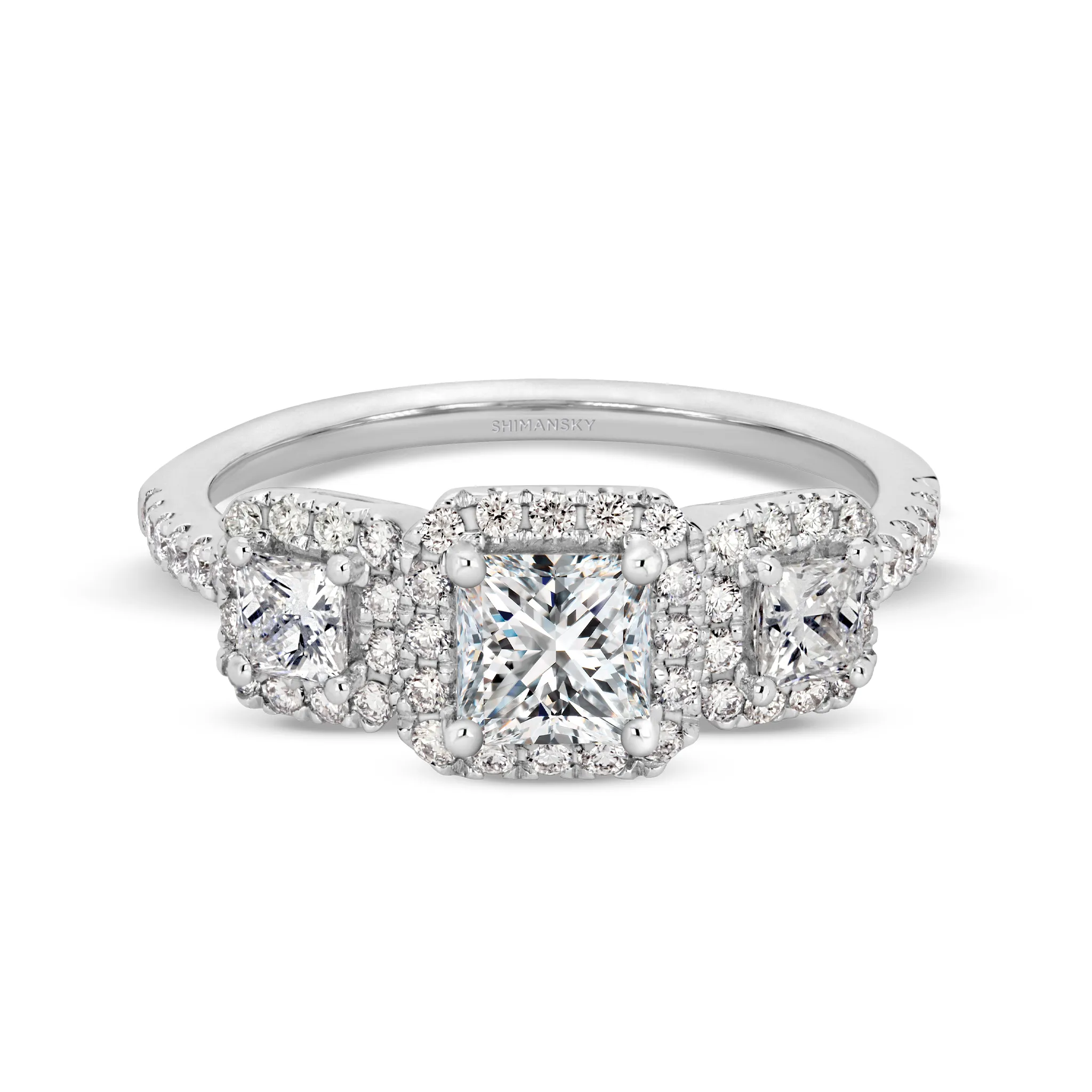 My Girl Diamond Trilogy Halo Ring