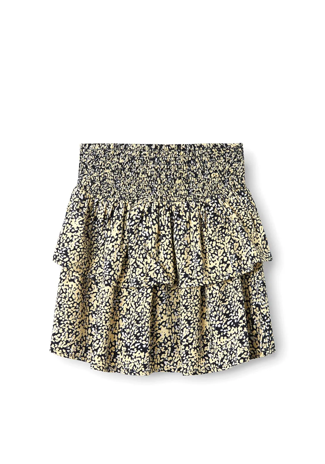 Name It Kid Girl Tirulle Layered Skirt, Pastel Yellow