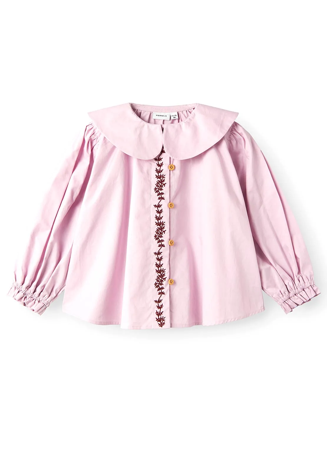 Name It Mini Girl Tetalia Long Sleeve Shirt, Winsome Orchid