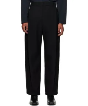 NAMESAKE Black Kevin Pleated Trousers