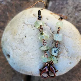 Natural Stone Earrings - The Vine Dangle by Island Girl Art