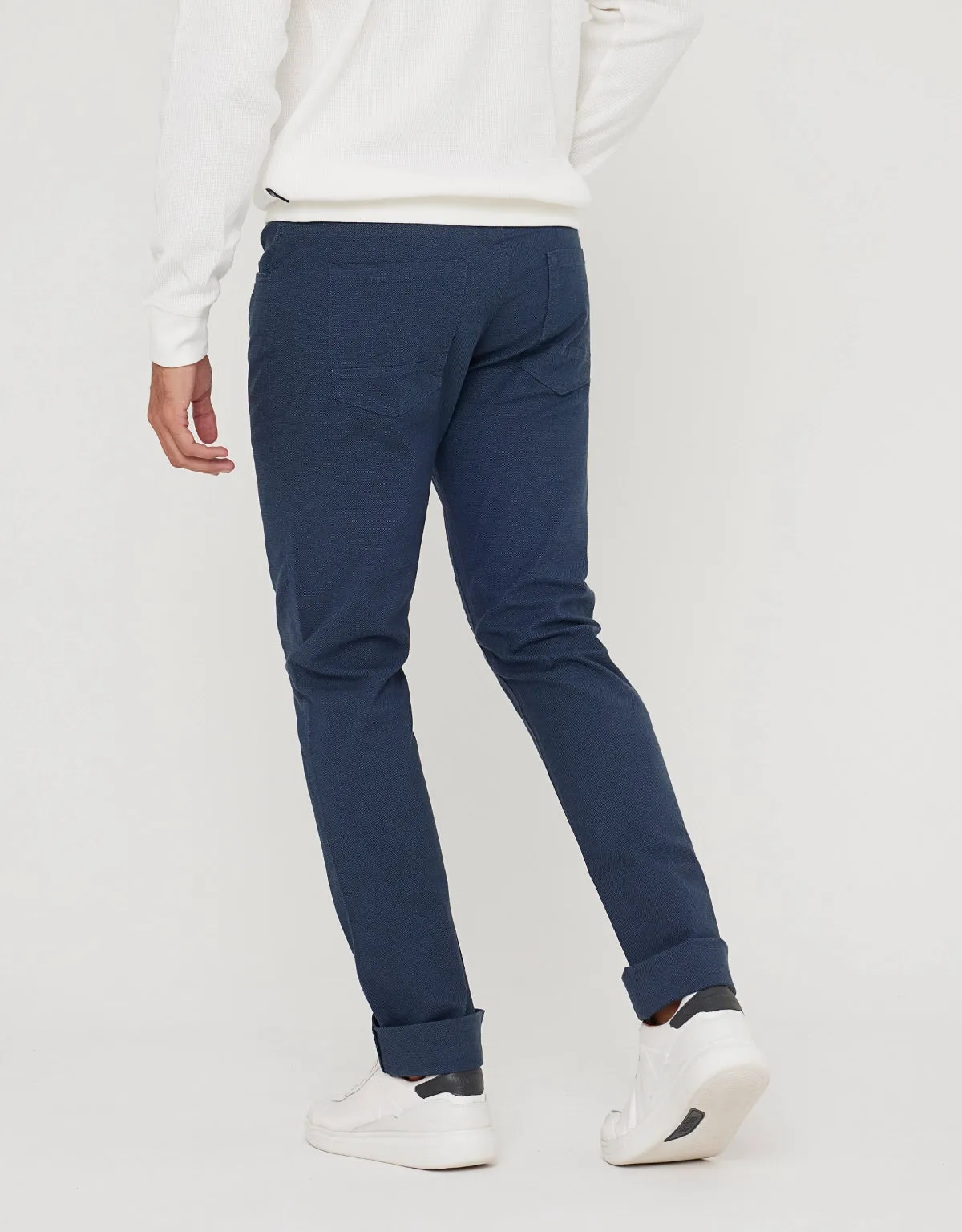 Navy Blue Long Trousers - Millside