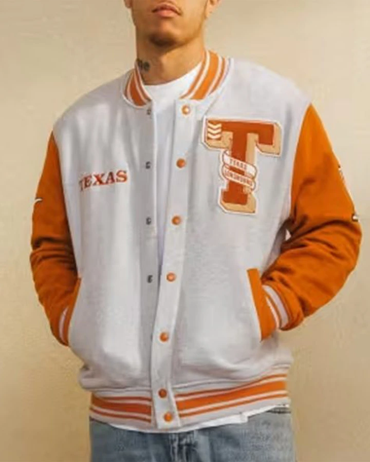 Texas Longhorns Varsity Jacket - NCAA Edition