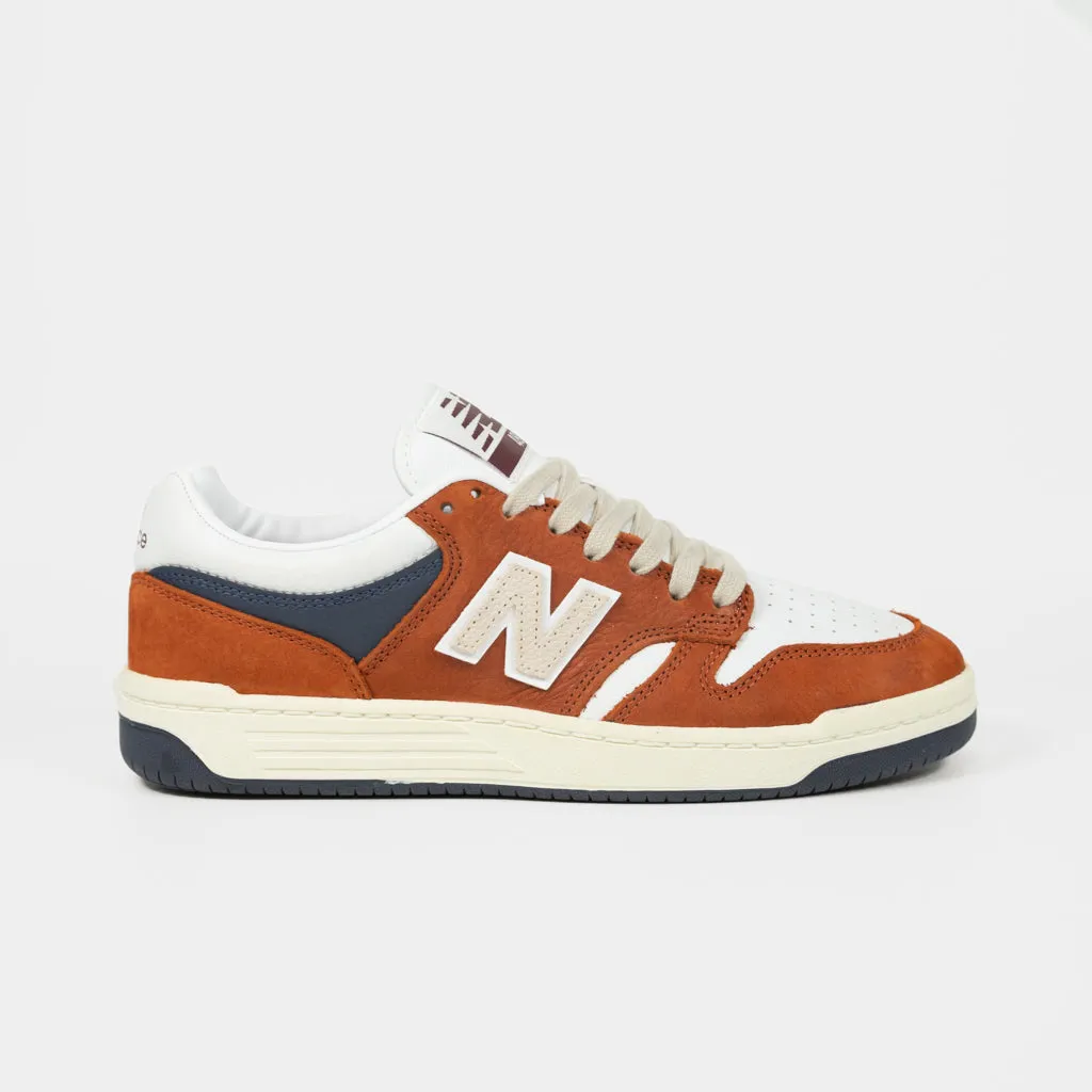 New Balance Numeric - 480 Shoes - Rust / White