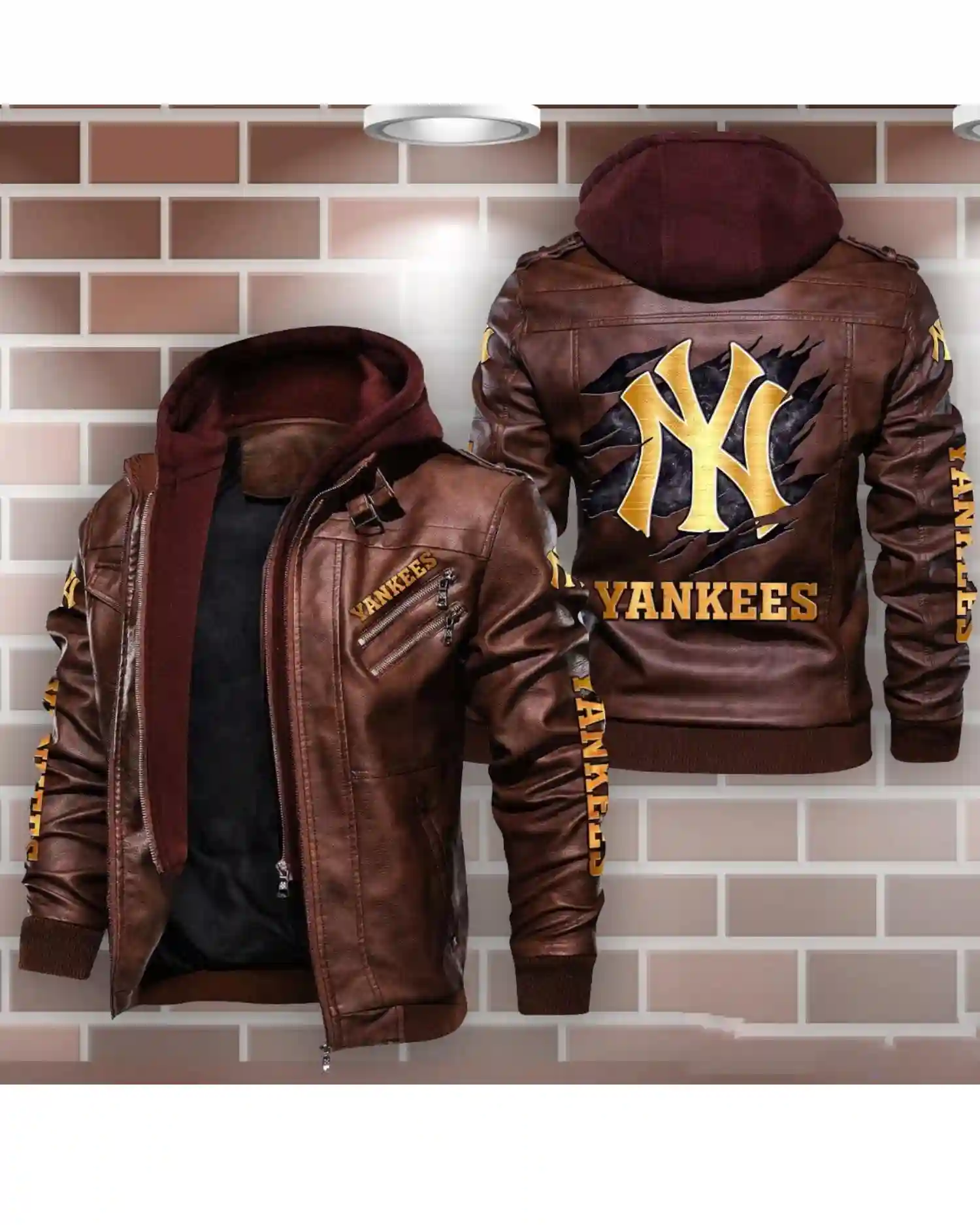 Leather Jacket for New York Yankees