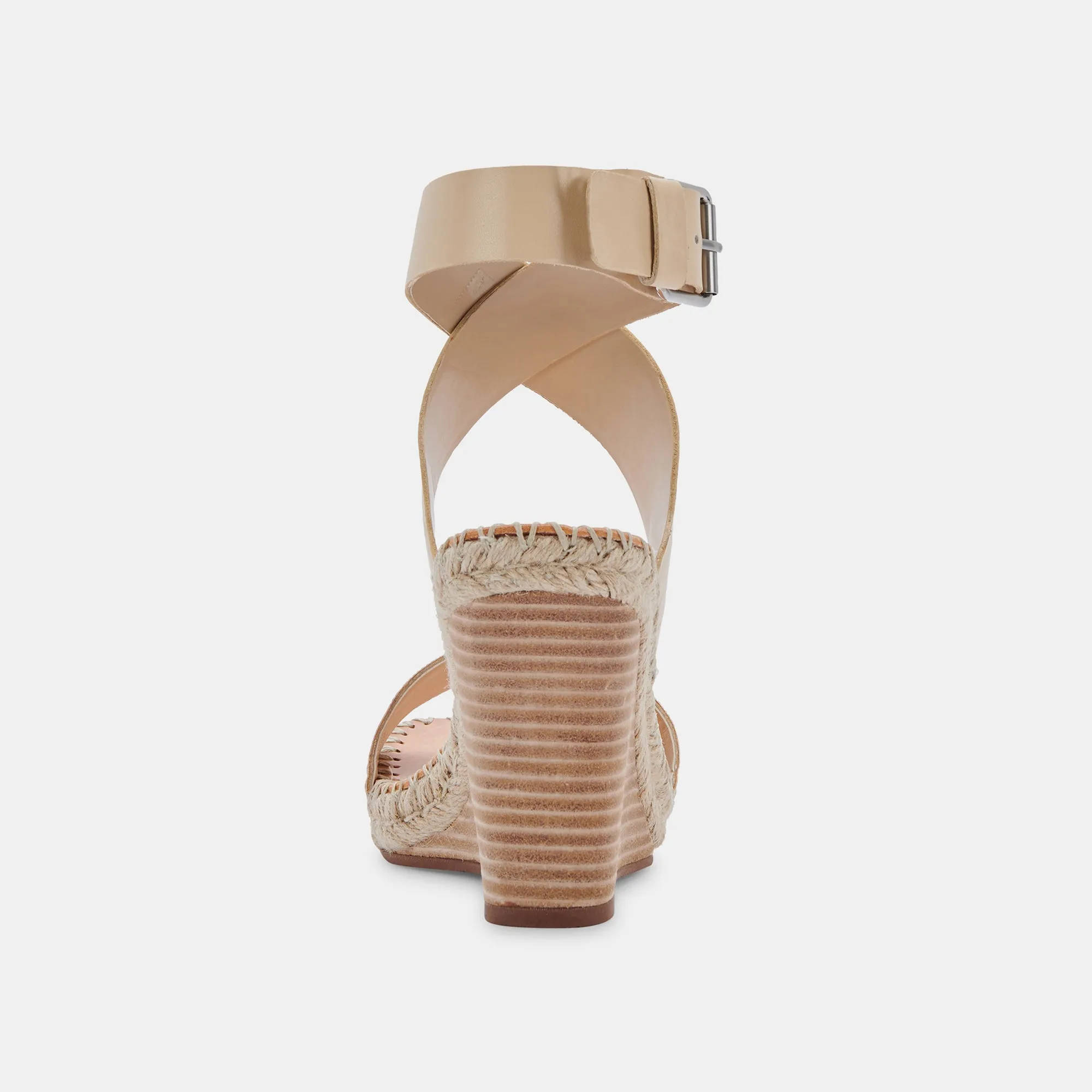 NEZZA WEDGES VANILLA LEATHER re:vita