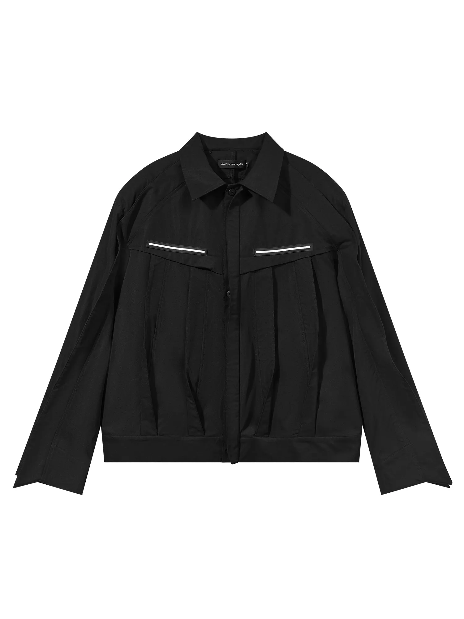 Nichi Oversize Plain Flare-Sleeve Jacket