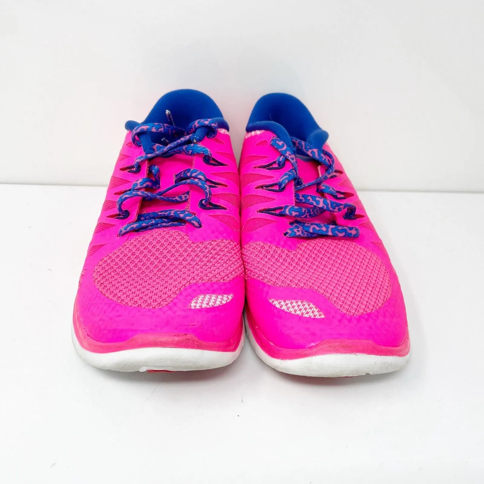 Nike Girls Free 5.0 644446-601 Pink Running Shoes Sneakers Size 5Y