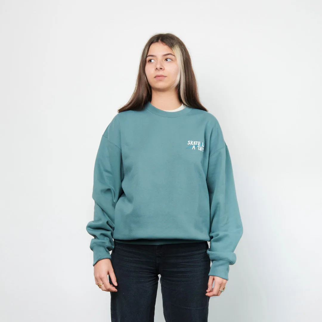 Nike SB - Fleece Crew Skate Like a Girl (Mineral Slate)