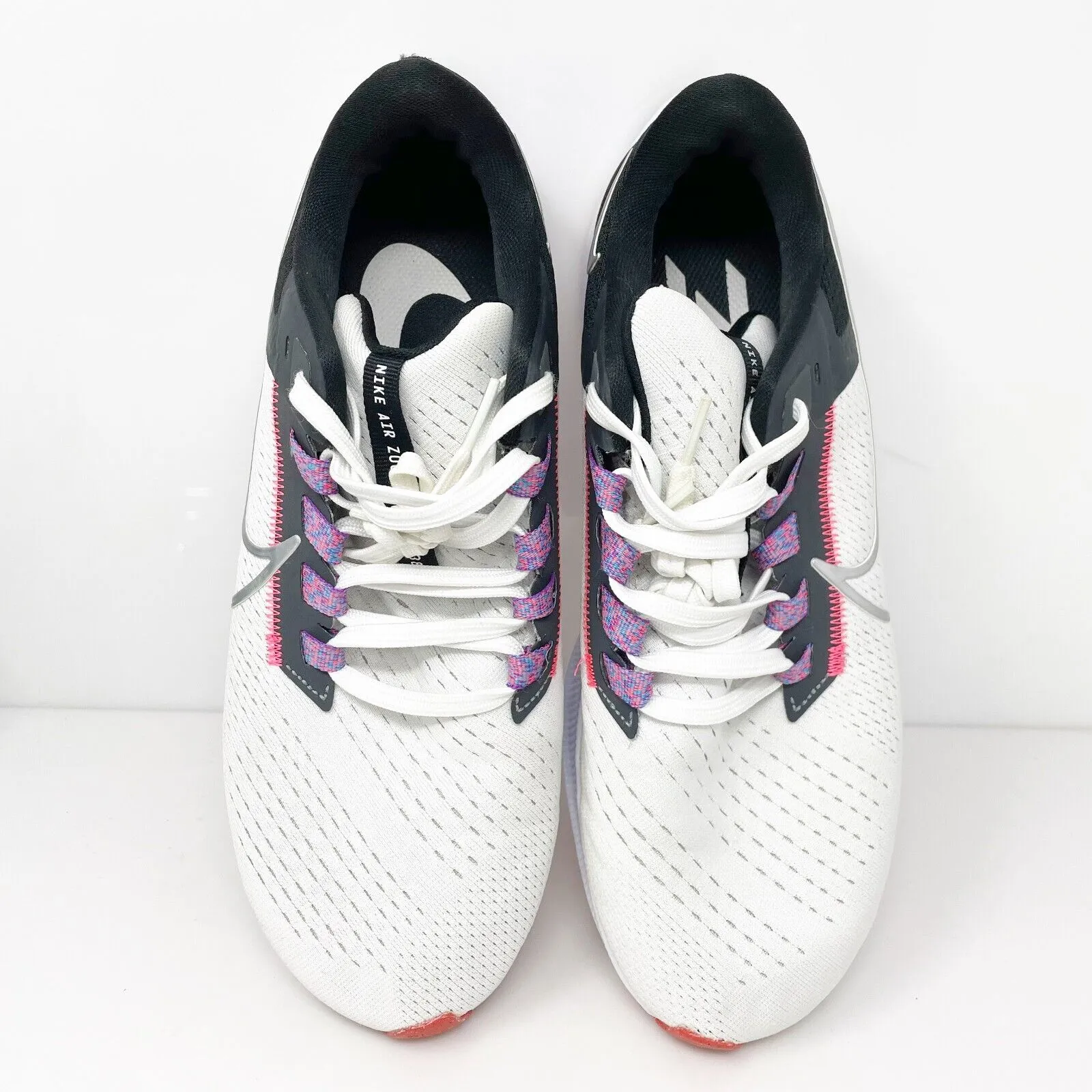 Nike Womens Air Zoom Pegasus 38 CW7358-101 White Running Shoes Sneakers Size 9