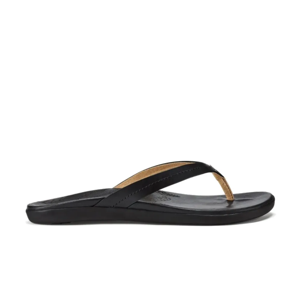 Olukai Women's Honu Sandal - Black