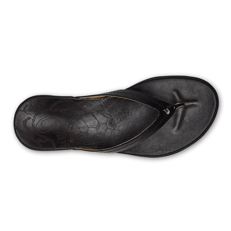 Olukai Women's Honu Sandal - Black