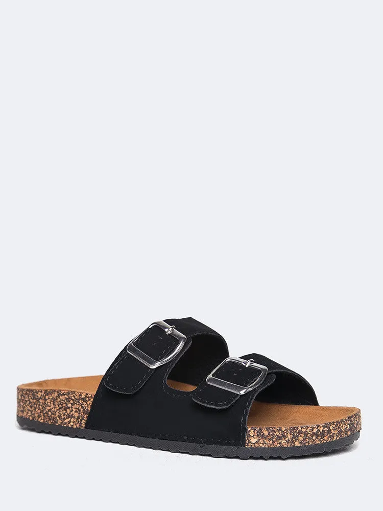 Toe-Baring Slip-On Sandal