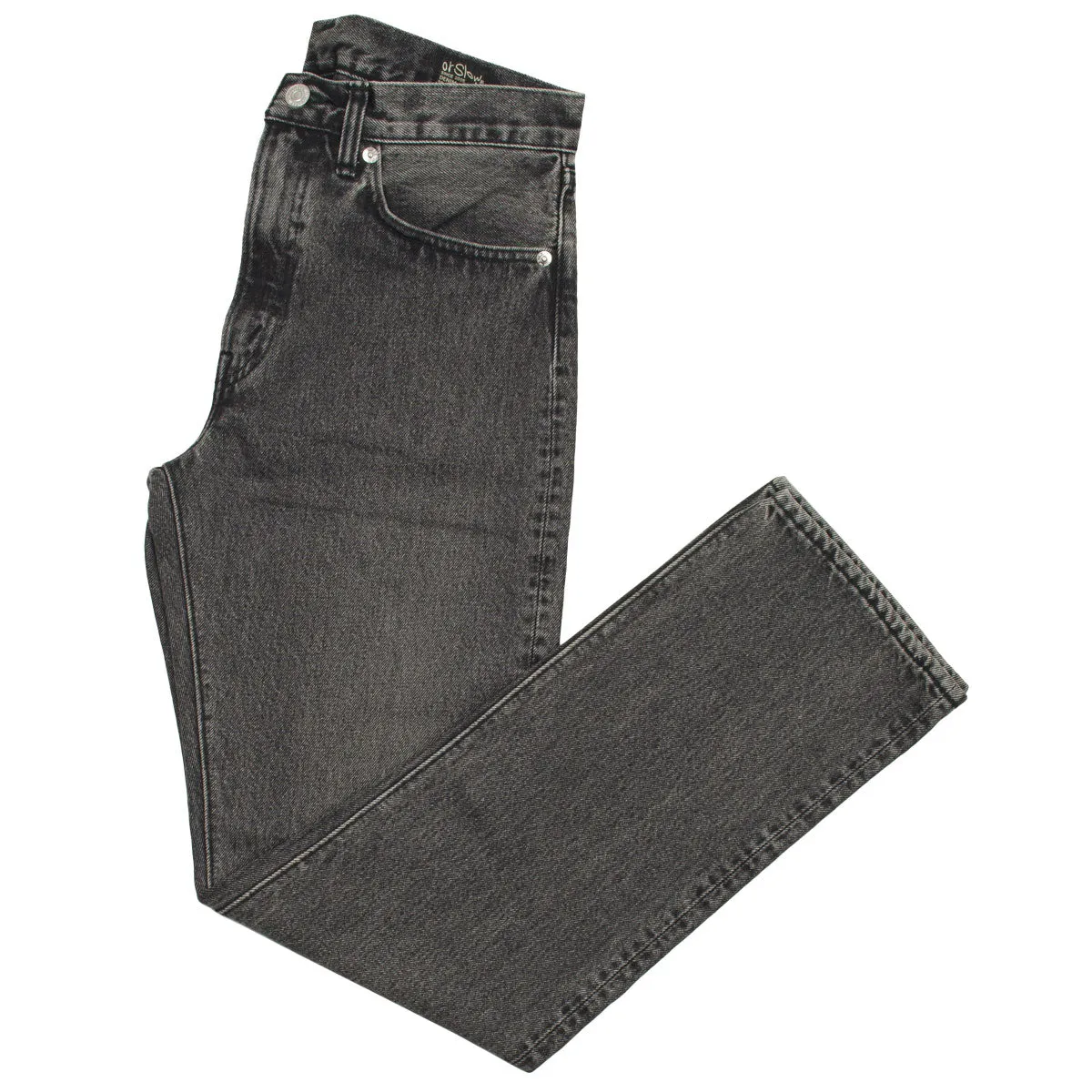 orSlow Ivy Fit Denim 107 90s Black Denim Stone Wash - Shop Now