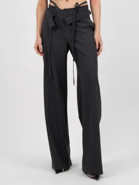 Ottolinger Double Fold Suit Trousers 'Anthracite'