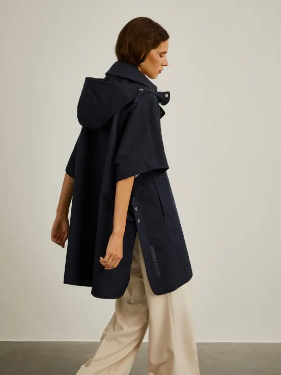 Hooded Oversized Cape