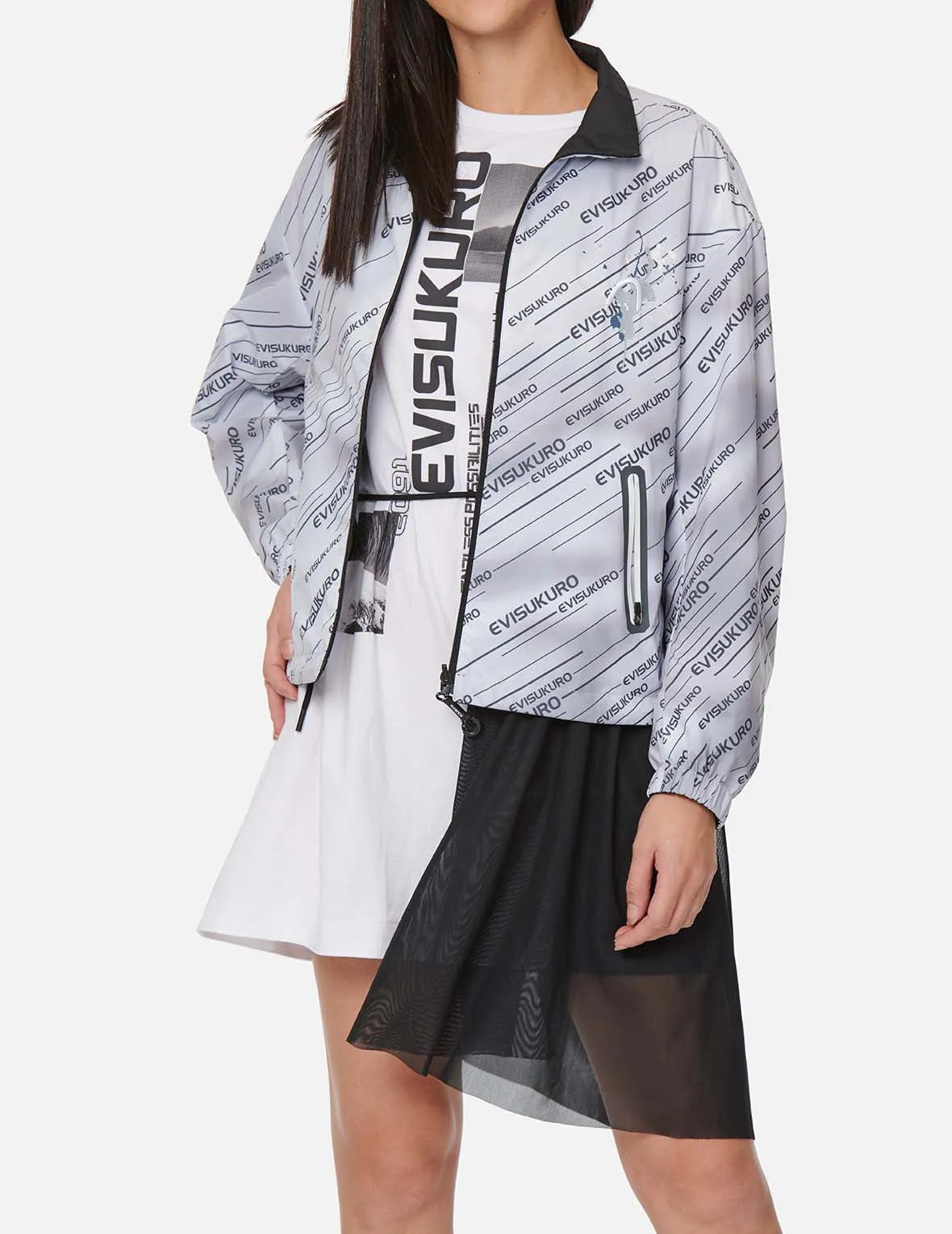 Packable Reversible Windbreaker Jacket