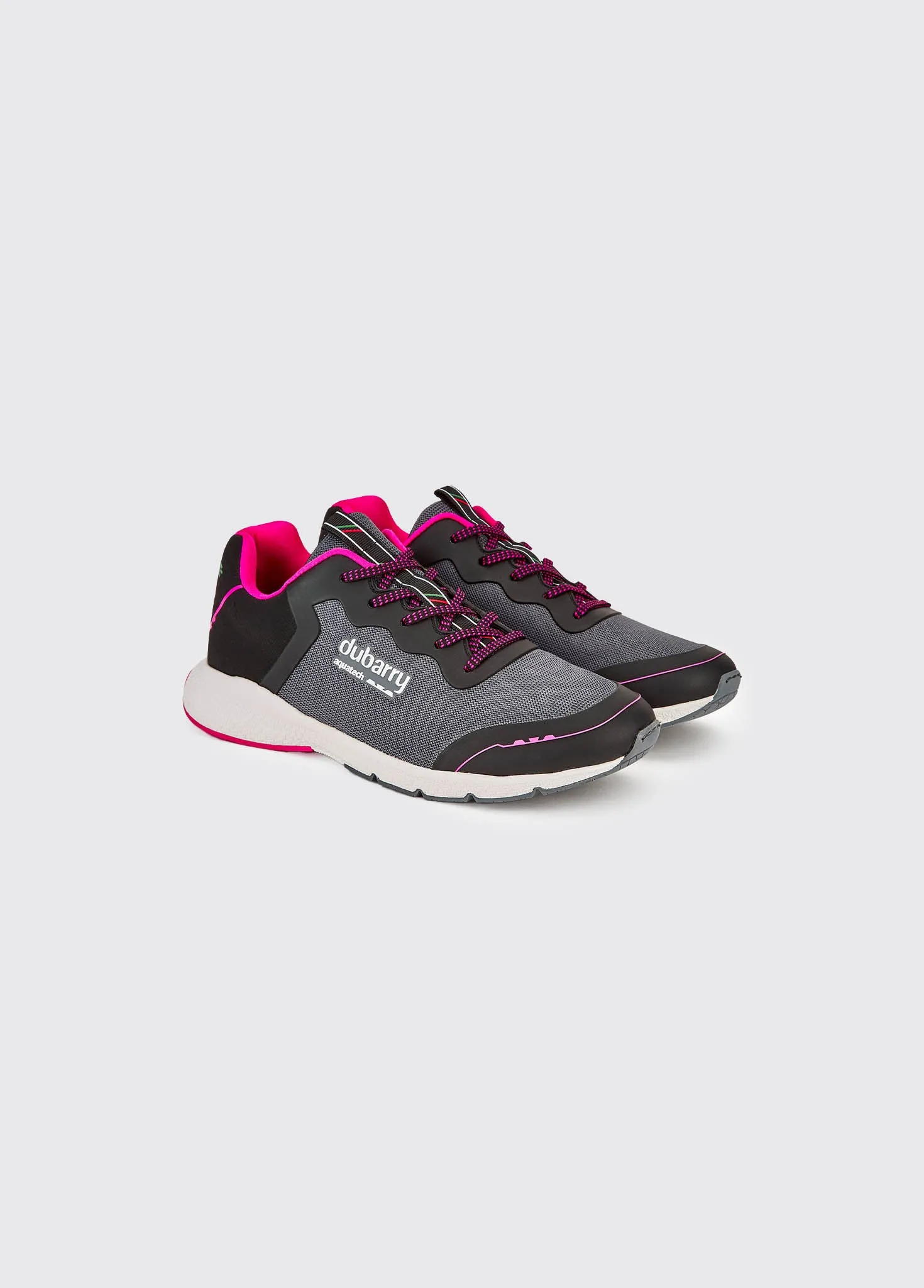 Palermo Men's Lightweight Sporty Trainer - Steel/Cerise