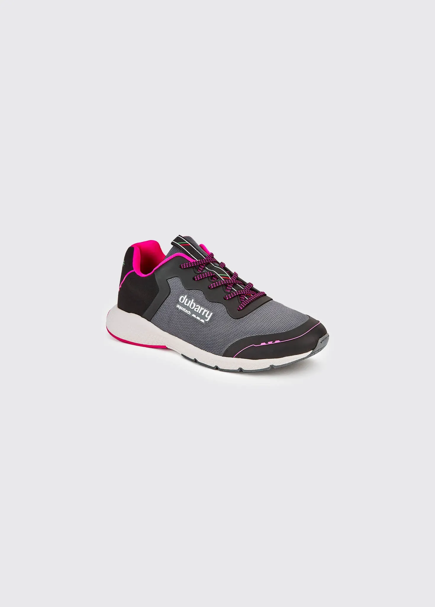 Palermo Men's Lightweight Sporty Trainer - Steel/Cerise