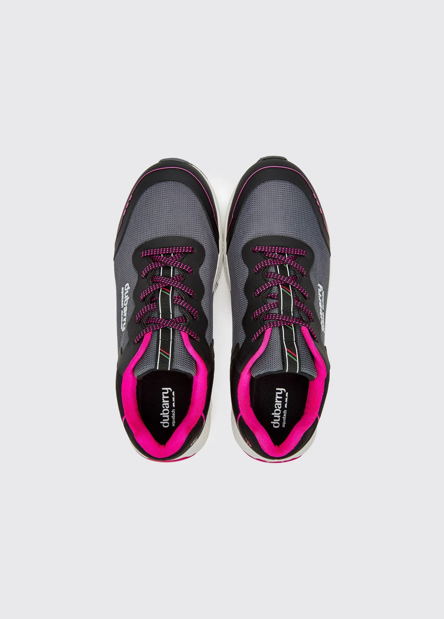 Palermo Men's Lightweight Sporty Trainer - Steel/Cerise