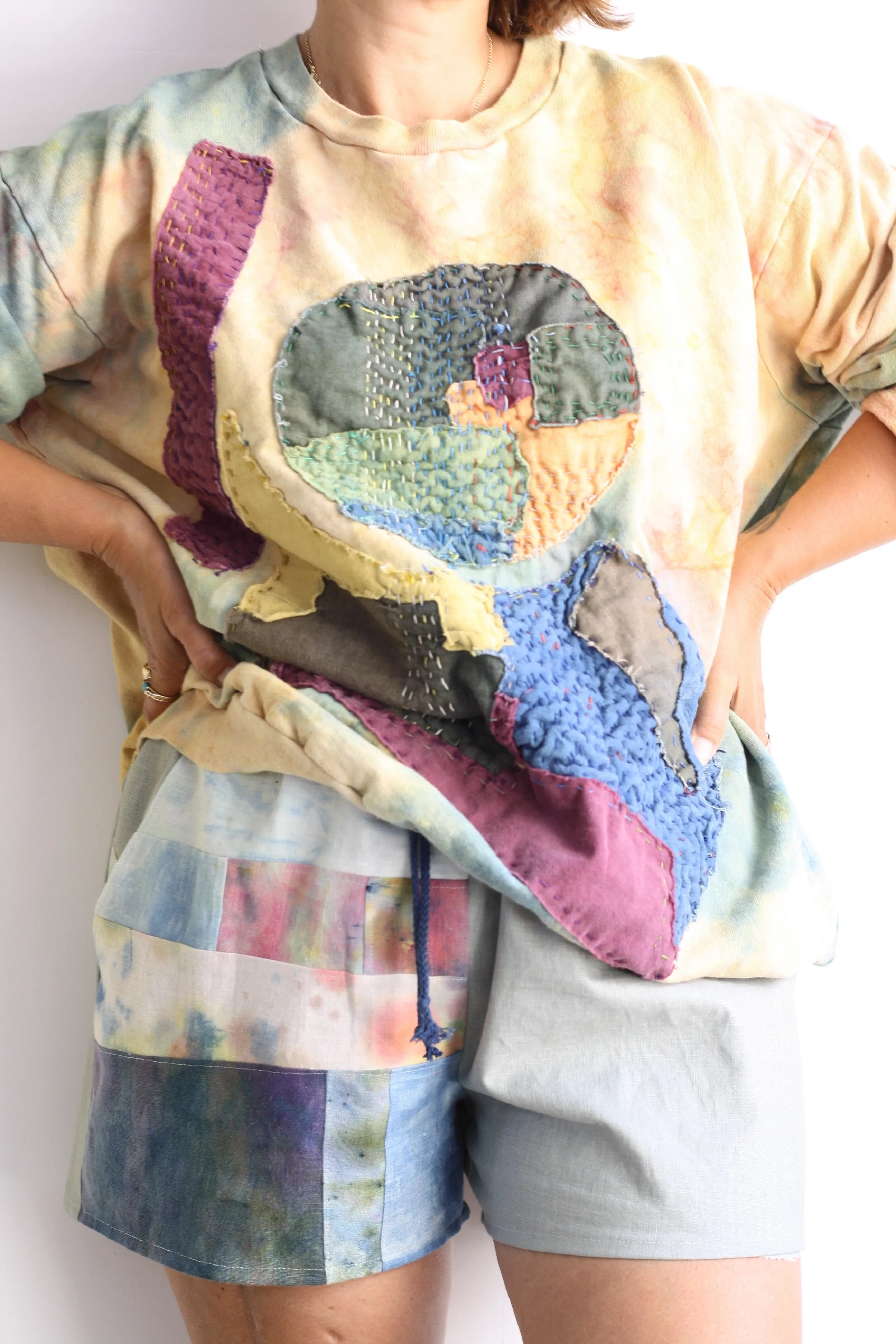 Patchwork Sweatshirt 2