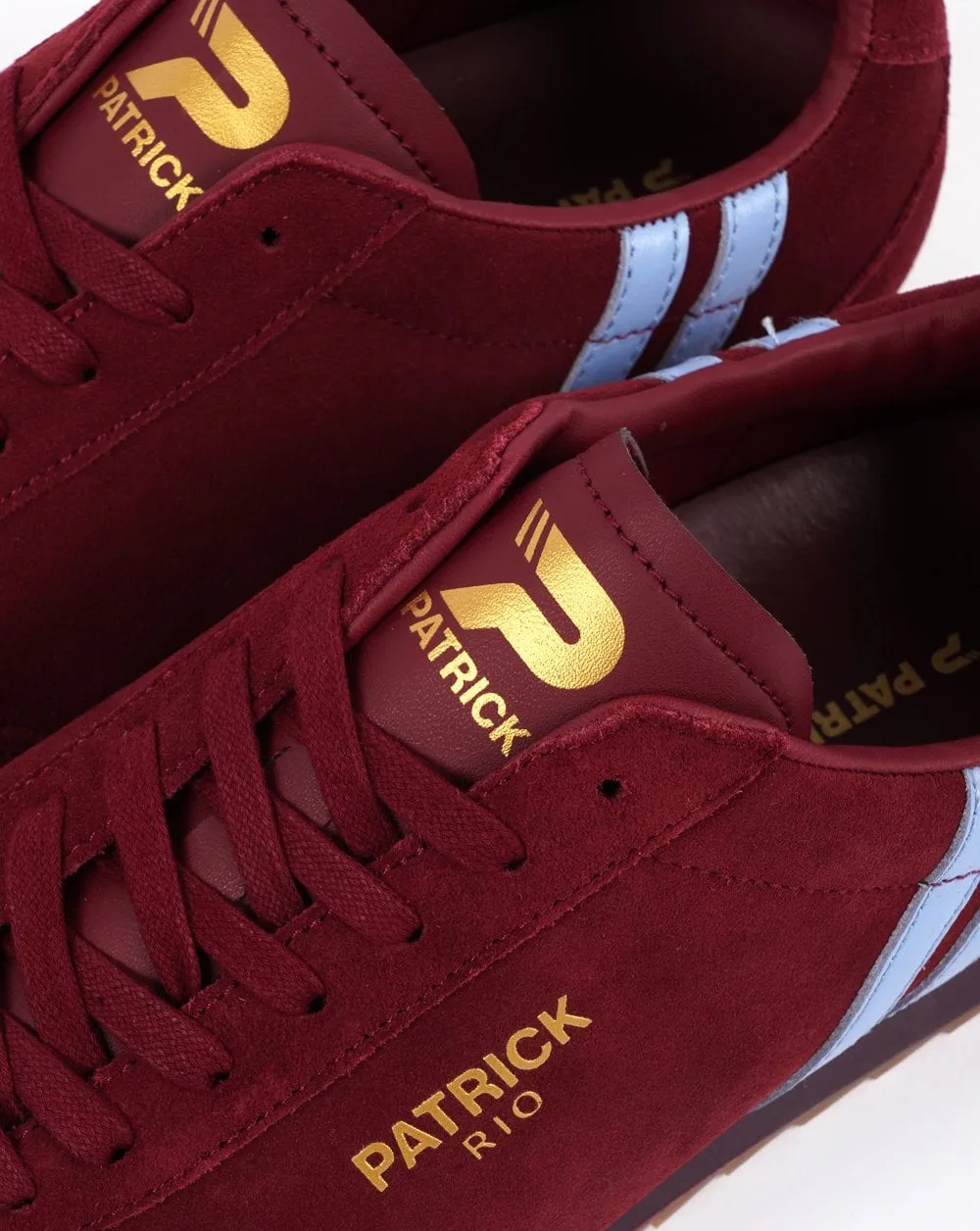 Patrick Rio Trainers Claret/Sky