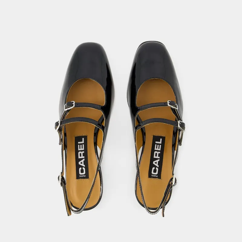 Peche Pumps - Carel - Leather - Black