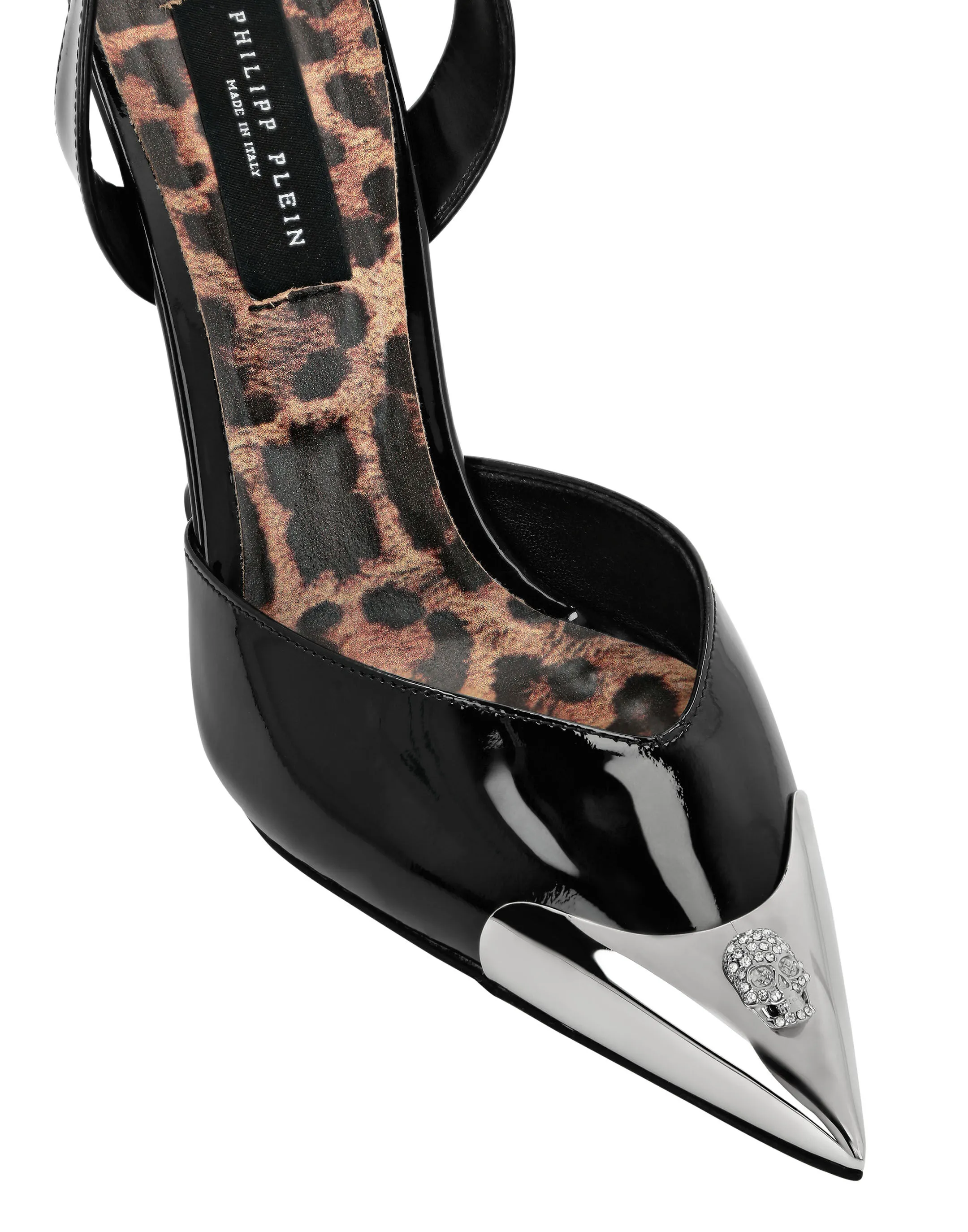 PHILIPP PLEIN Wedges in Patent Leather with Decollete Style