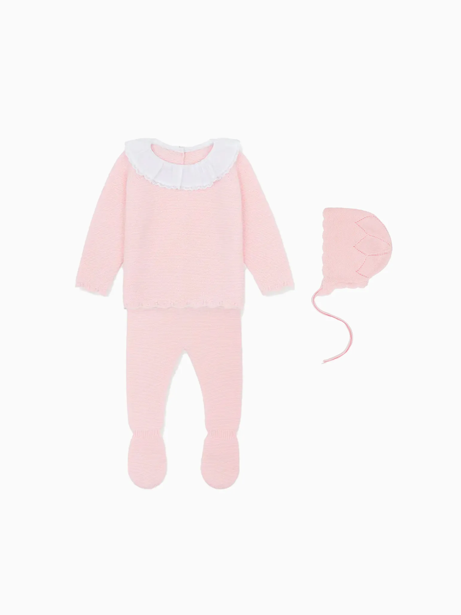 Pink Fernanda Cashmere Baby Girl Gift Box Set