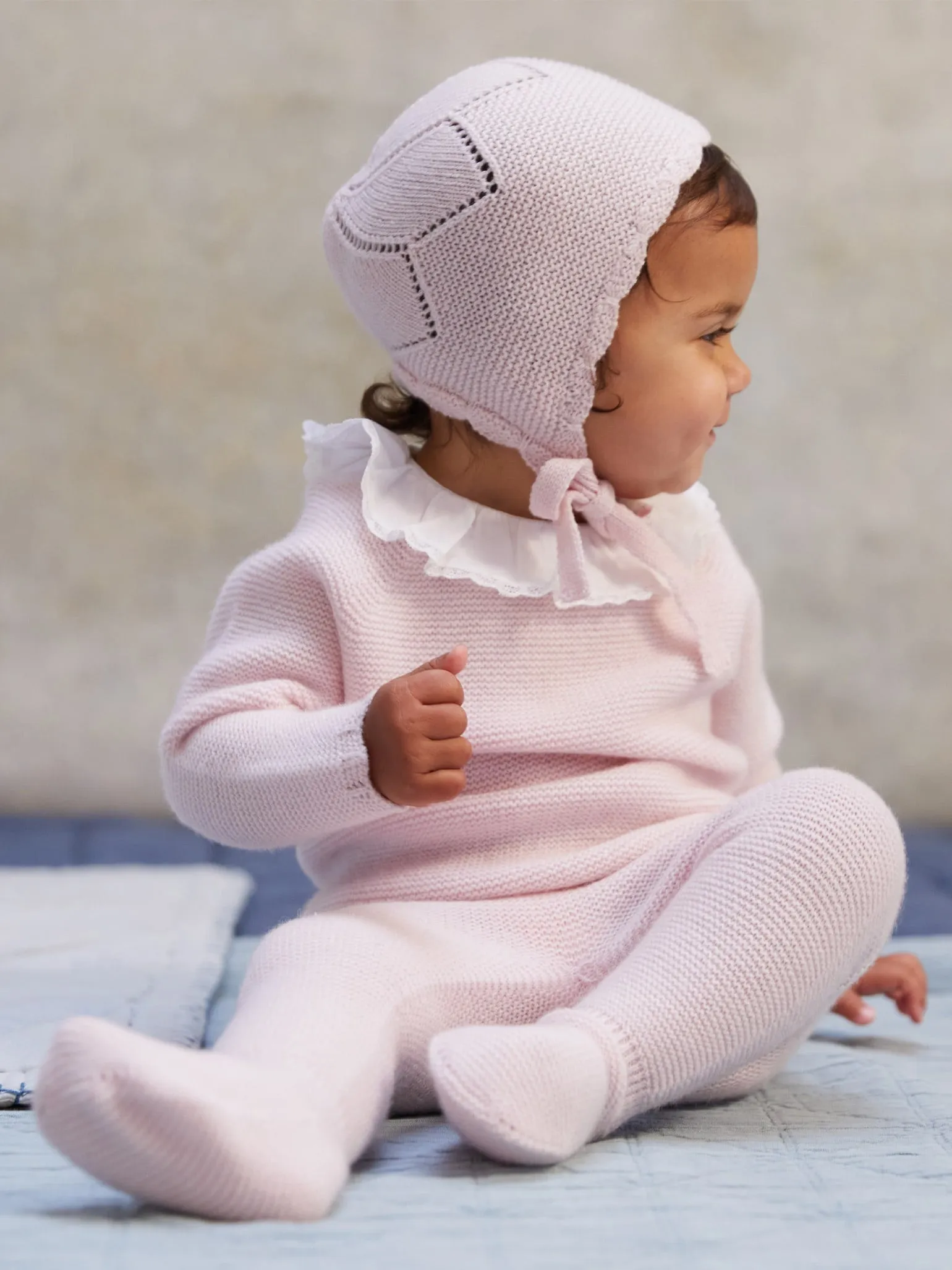 Pink Fernanda Cashmere Baby Girl Gift Box Set