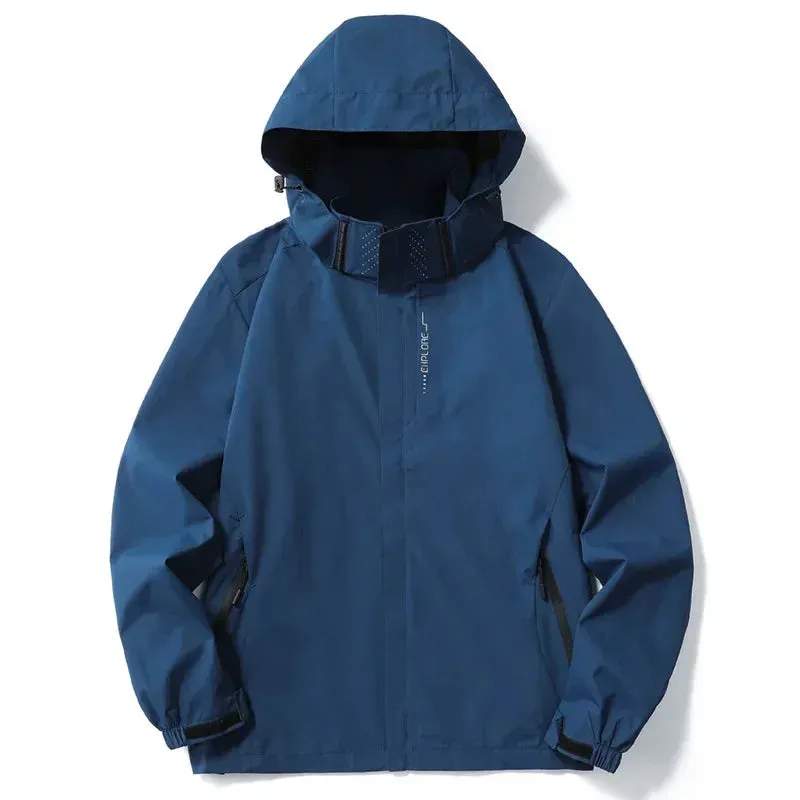 Plain Color Lightweight Outdoor Jacket