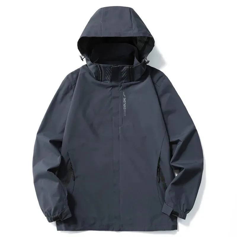 Plain Color Lightweight Outdoor Jacket