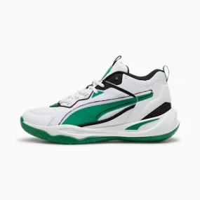 Playmaker 2023 Unisex Sneakers | PUMA White-Archive Green-PUMA Black | PUMA Sneakers | PUMA 