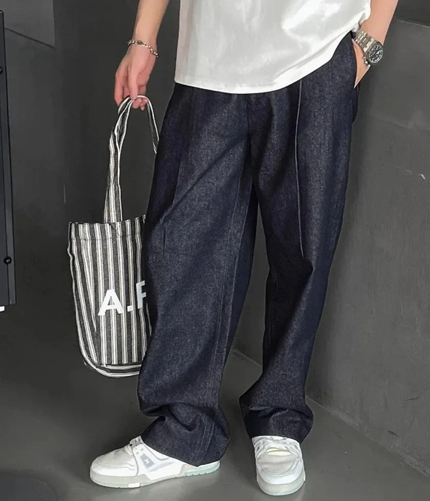 Pleated Front 90's Fit Trousers