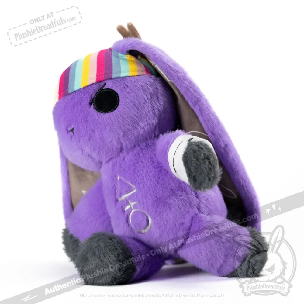 Plushie Dreadfuls - Cancer Warrior Rabbit - Plush Stuffed Animal